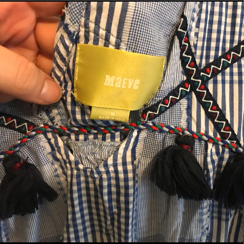 Anthropologie Maeve Tatum Embroidered Tunic Dress - Picture 4 of 5